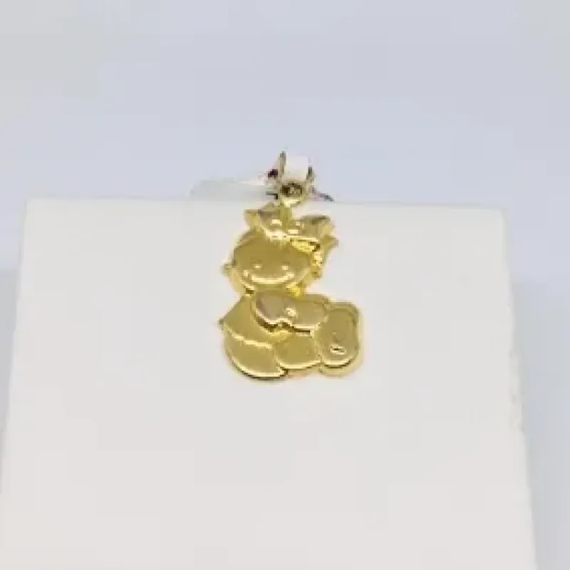 PINGENTE BEBÊ DOURADO