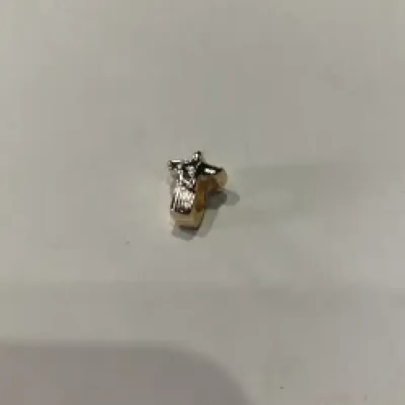 PINGENTE BERLOQUE CRISTO REDENTOR COM RODIUM DOURADO