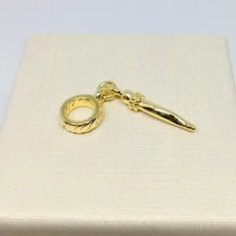 PINGENTE BERLOQUE PIMENTA DOURADO