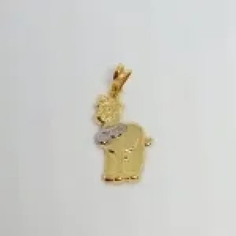 PINGENTE CACHORRO COM COLEIRA