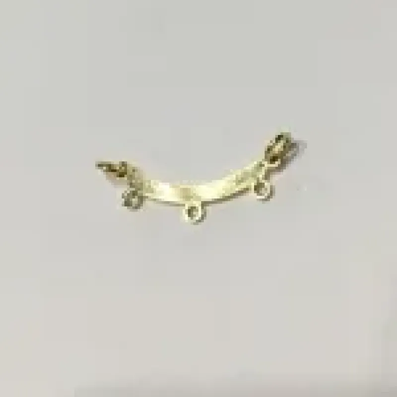 PINGENTE CANGA PARA 3 FILHOS DOURADO
