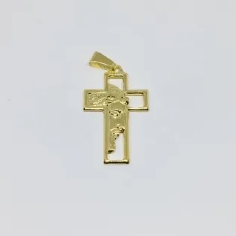 PINGENTE CRUCIFIXO FACE DE CRISTO ADNY