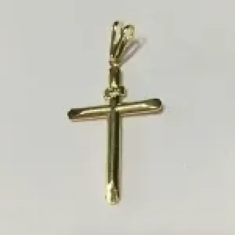 PINGENTE CRUCIFIXO INRI DOURADO 2CM X 4CM