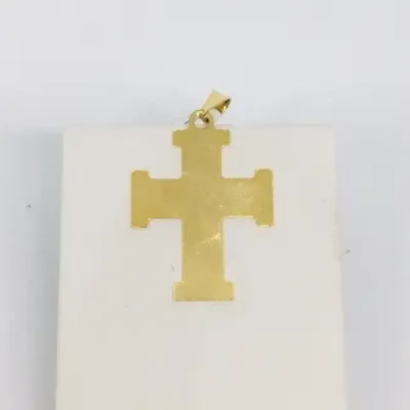 PINGENTE CRUCIFIXO LARGO MEDIO 2CM X 3CM 
