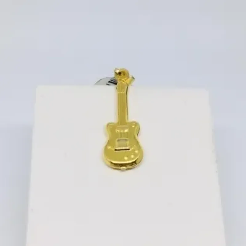 PINGENTE GUITARRA DOURADO