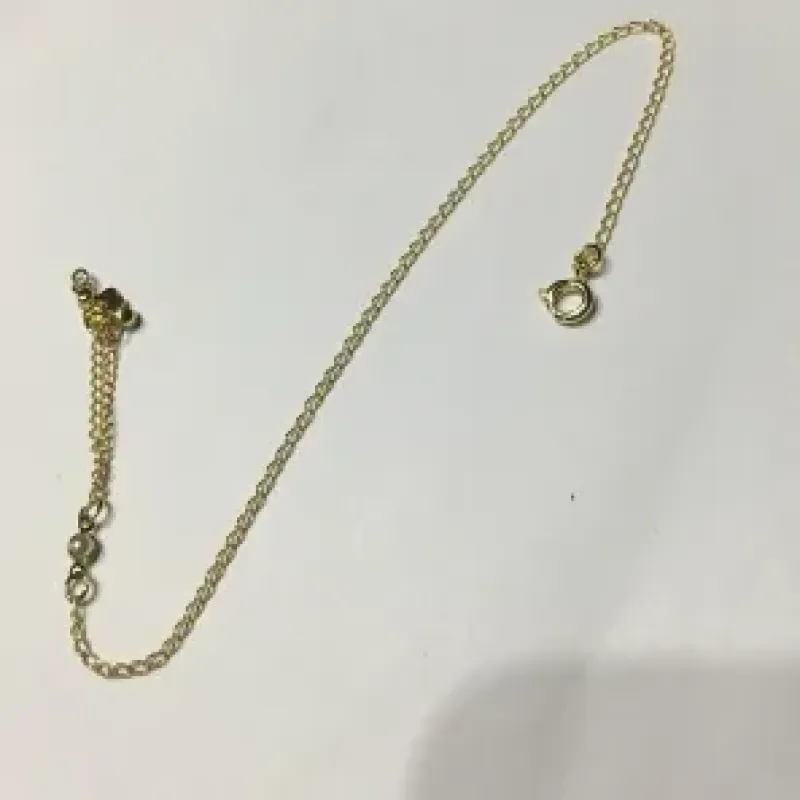 TORNOZELEIRA PATUÁ DOURADA 25 CM