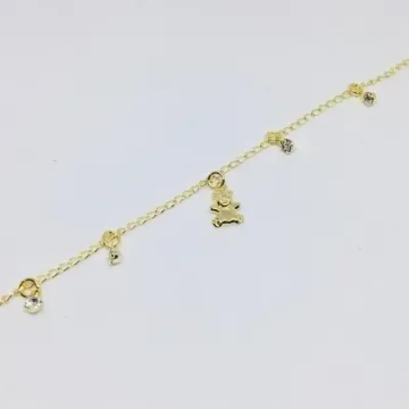 PULSEIRA INFANTIL URSINHO 4 STRASS ADNY