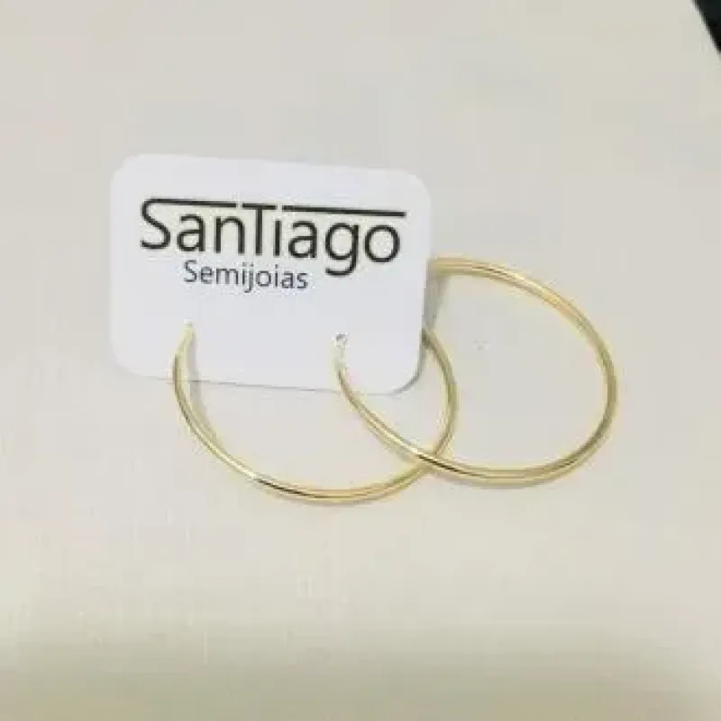 BRINCO ARGOLA FINA MÉDIA FECHADO