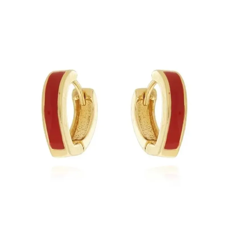 BRINCO ARGOLA CLICK VERMELHO LZA