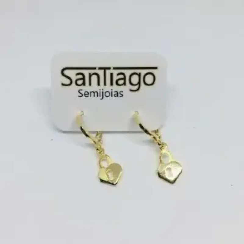 BRINCO ARGOLINHA TRANQUETA CADEADO ADNY
