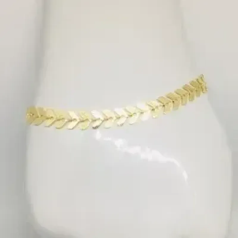 PULSEIRA FEMININA ESPINHA DE PEIXE FECHADA ADNY