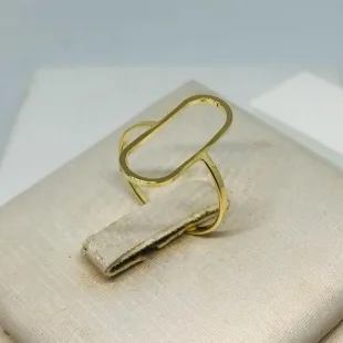 ANEL CUBO VAZADO ROSA