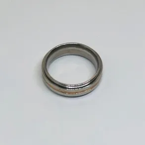 ANEL GIRATÓRIO FILETE DOURADO INOX SPE