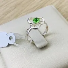 ANEL INFANTIL PEDRA VERDE