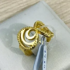ANEL INFINITO GROSSO DOURADO