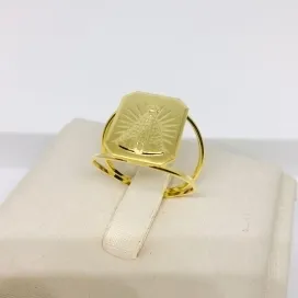ANEL NOSSA SENHORA APARECIDA PLACA LISA ROS
