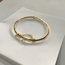 BRACELETE FEMININO PEGA-LADRÃO DOURADO