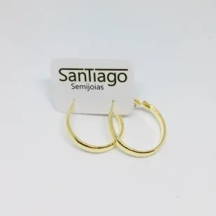 BRINCO ARGOLA COM FECHO LAD MÉDIO PH