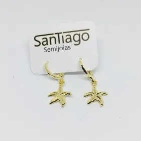 BRINCO ARGOLINHA TRANQUETA ESTRELA DO MAR ADNY
