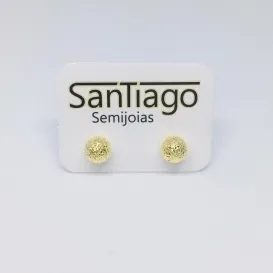 BRINCO BOLA FOSCA DOURADO N3