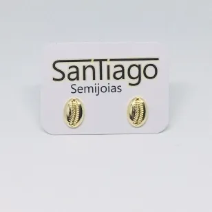 BRINCO BÚZIO PEQUENO DOURADO