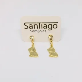 BRINCO CACHORRO PENDUREZA COM STRASS FTQ