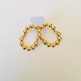 BRINCO CIRCULAR FLEXÍVEL DOURADO