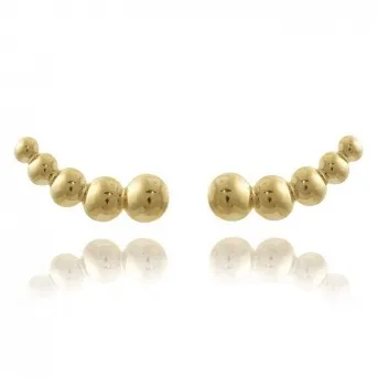 BRINCO EAR CUFF 5 BOLAS LISO LZA