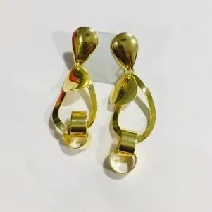 BRINCO LISO ESFÉRICO PEQUENO PENDUREZA DOURADO