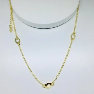 CORRENTE CHOKER CORAÇÃO NA MEDALHINHA PEQUENA FBNA