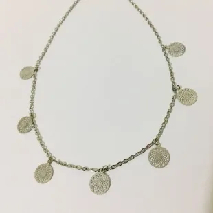 CORRENTE CHOKER MANDALA PEQUENA VAZADA INOX SPE