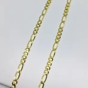 CORRENTE MASCULINA 4MM FÍGARO 4X2 CVL 60 CM