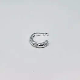 PIERCING FAKE PEDRAS MICROZIRCÔNIA PH BANHO DE PRATA