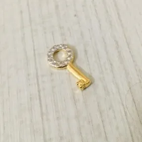 PINGENTE BERLOQUE CHAVE DOURADO