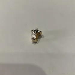 PINGENTE BERLOQUE CRISTO REDENTOR COM RODIUM DOURADO