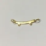 PINGENTE CANGA PARA 2 FILHOS DOURADO