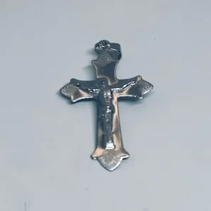 PINGENTE CRUCIFIXO CRISTO  INOX 