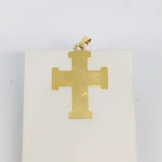 PINGENTE CRUCIFIXO LARGO MEDIO 2CM X 3CM 