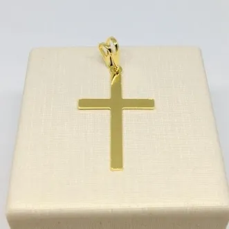 PINGENTE CRUCIFIXO MÉDIO LISO FBNA