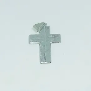 PINGENTE CRUCIFIXO TRABALHADO INOX 