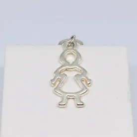 PINGENTE FILHA GRANDE BANHO DE PRATA