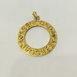 PINGENTE MANDALA ABENCOADA DOURADO