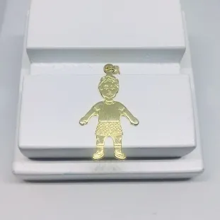 PINGENTE MENINO CLÁSSICO GRANDE ADNY