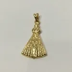 PINGENTE NOSSA SENHORA LISA DOURADA