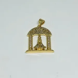 PINGENTE NOSSA SENHORA NA CAPELINHA MICROZIRCÔNIA PH