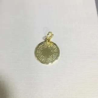 PINGENTE PAI-NOSSO TRADICIONAL PEQ/MÉDIO DOURADO