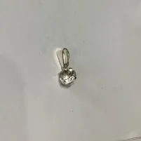 PINGENTE PONTO DE LUZ PEQUENO BANHO DE PRATA