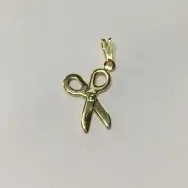 PINGENTE TESOURA DOURADO