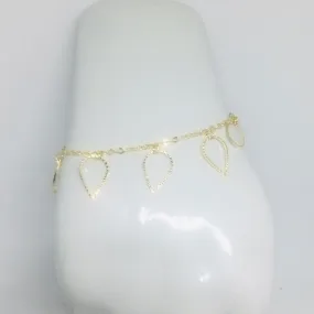 PULSEIRA GOTAS VAZADAS LEVE DOURADA