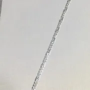 PULSEIRA MASCULINA FÍGARO 3X1 BANHO DE PRATA 2 MM